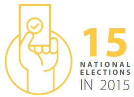 logo 15 national elections in 2015