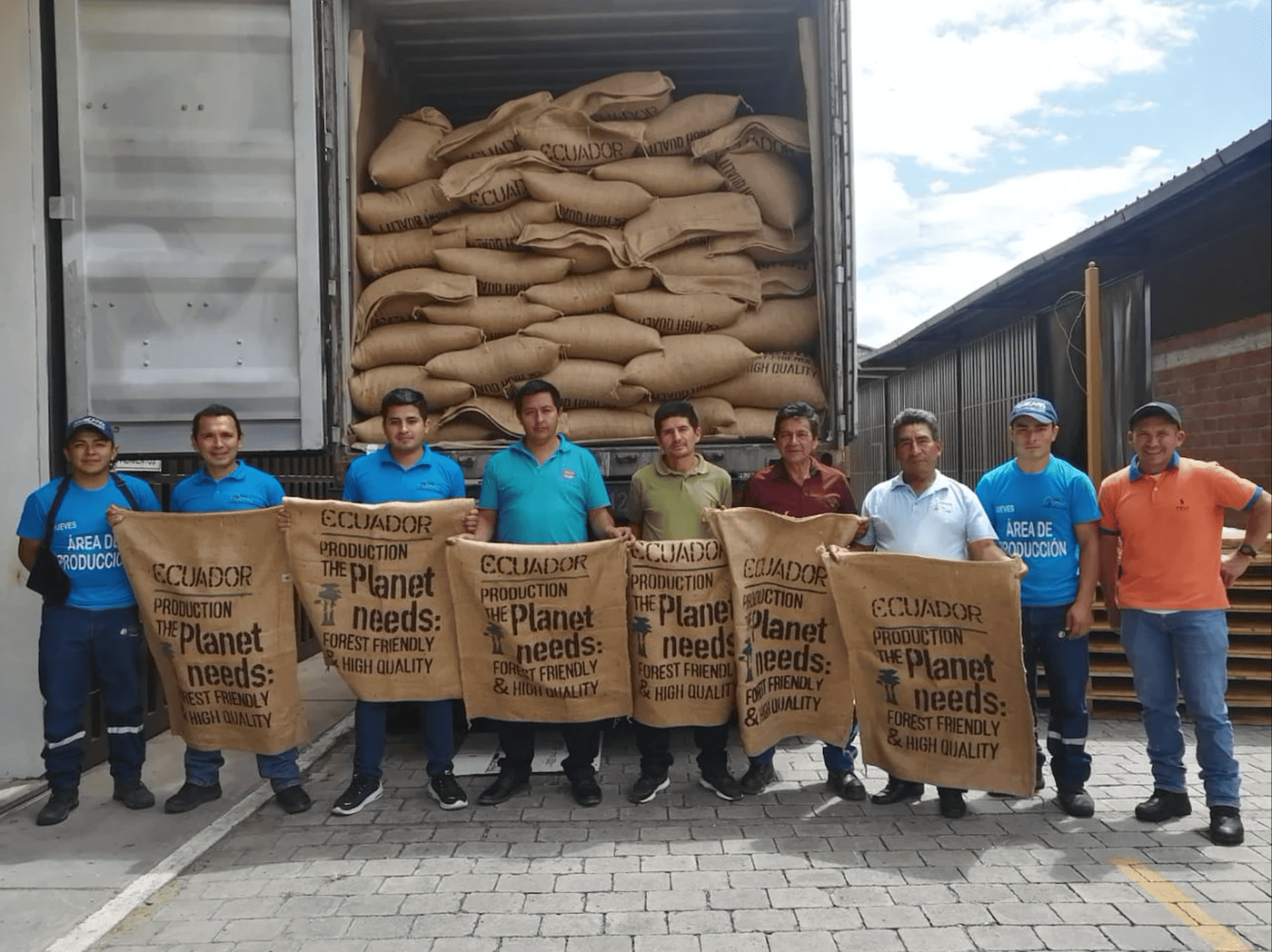 Ecuadorian coffee farmers