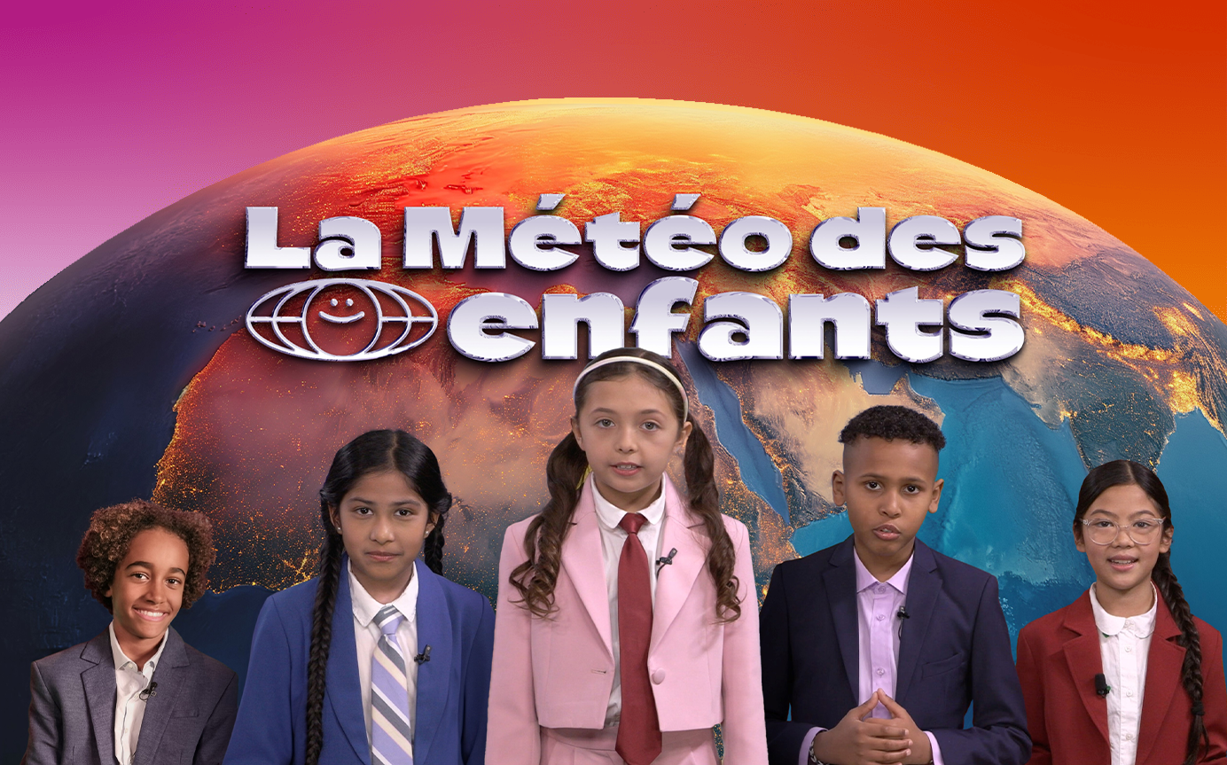 mockup of image with weather kids campaign