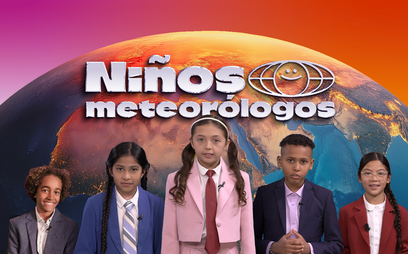 mockup of image with weather kids campaign